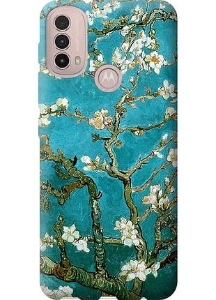 Чехол силиконовый на телефон motorola e40 винсент ван гог. сакура "841u-2660-58250"