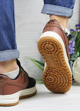 Nike lunar force lf-1 чорно коричневі