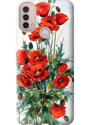 Чехол силиконовый на телефон motorola e40 маки "523u-2660-58250"