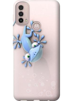 Чохол силіконовий на телефон motorola e40 гекончик "1094u-2660-58250"