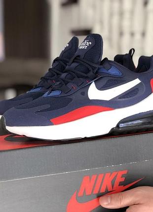 Nike air max 270 react сині з білимчервоні