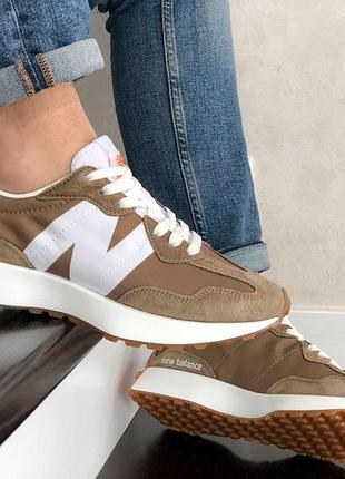 New balance 327 коричневі