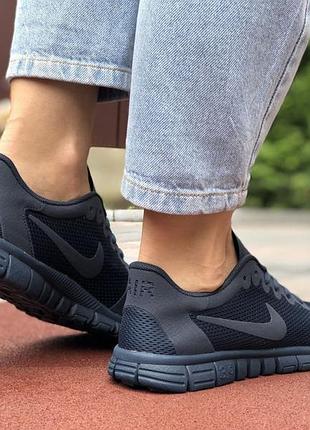 Nike free run 3.0 темно сині