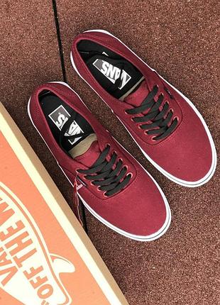 Vans бордові