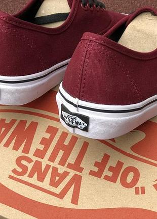 Vans бордові 5