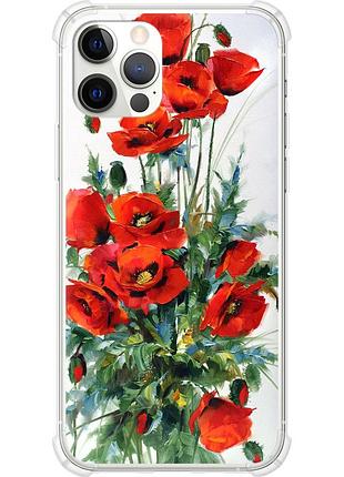 Чехол силикон с усиленными углами на телефон iphone 12 pro маки "523sp-2052-58250"