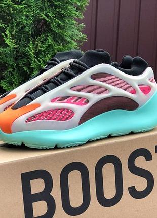 Adidas yeezy boost 700 мятні з малиновим
