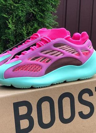 Adidas yeezy boost 700 мятні з рожевим