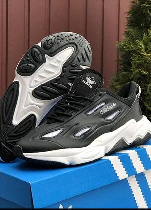 Adidas ozweego adiprene чорні з білим