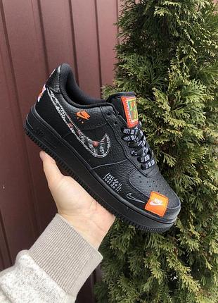 Nike air force just do it чорні 4