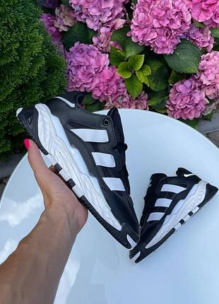 Adidas niteball чорні з білим