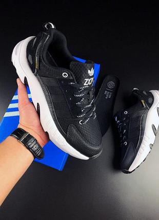 Adidas zx 22 boost чорні з білим
