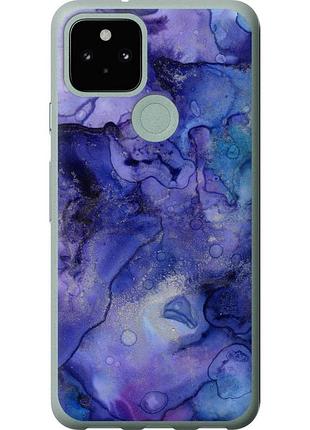 Чохол силіконовий на телефон google pixel 5 мармур 7 "4802u-2044-58250"
