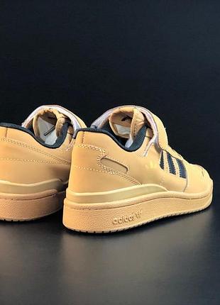 Adidas forum low коричневі
