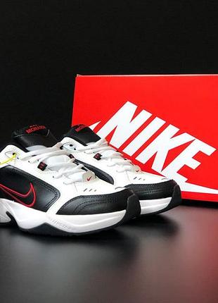 Nike air monarch білі з чорним