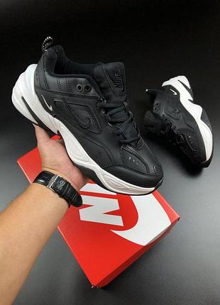 Nike m2k tekno чорні з білим