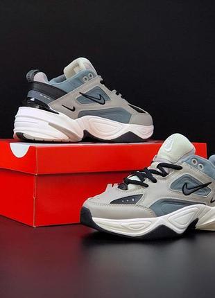 Nike m2k tekno сірі