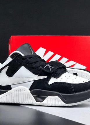 Nike travis scott x jordan jumpman чорні з білим