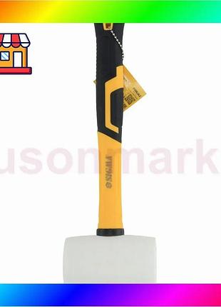 Bs киянка резиновая белая best mix 450г фиберглассовая рукоятка sigma (4317301) bas77/n