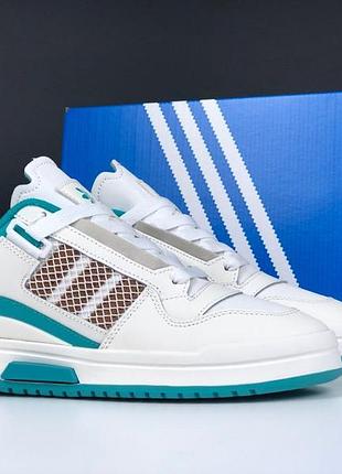 Adidas forum ie7114   білі з мятою