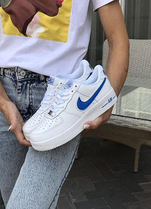 Nike air force білі із синім