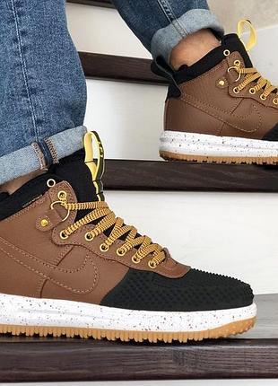 Nike lunar force 1 duckboot  червоні