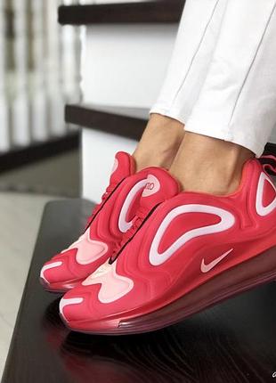 Nike air max 720  червоні з білим