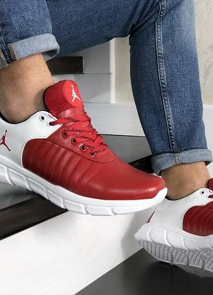 Nike air jordan червоні з білим