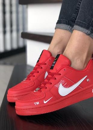 Nike air force червоні