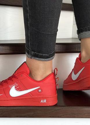 Nike air force червоні 3