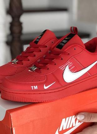 Nike air force червоні 4