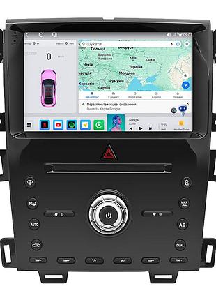Магнитола lesko совместима с ford edge i рестайлинг 2010-2014г 9" 4/64 qled carplay 4g wi-fi gps 360 prime