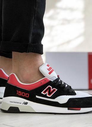 New balance 1500 чорні з білимчервоні