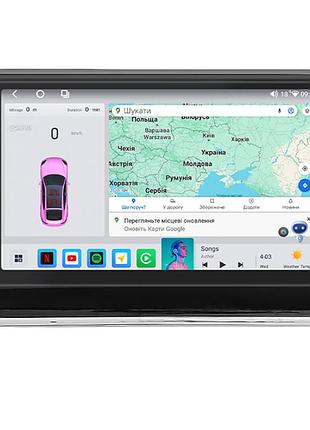 Штатная магнитола lesko совместима с mitsubishi l200 vi 2023-н.в. 9" 4/64 qled carplay 4g wi-fi gps 360 prime