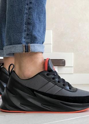 Adidas sharks сірі з чорним