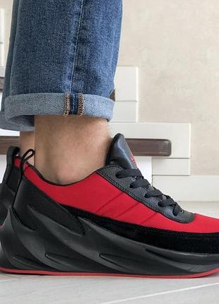 Adidas sharks червоні з чорним