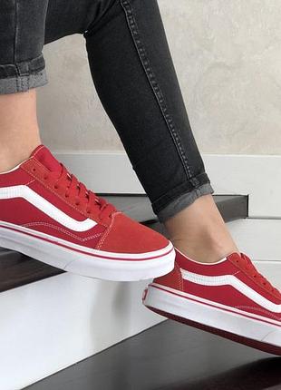 Vans червоні 2