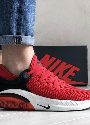 Nike joyride run flyknit червоні з білим