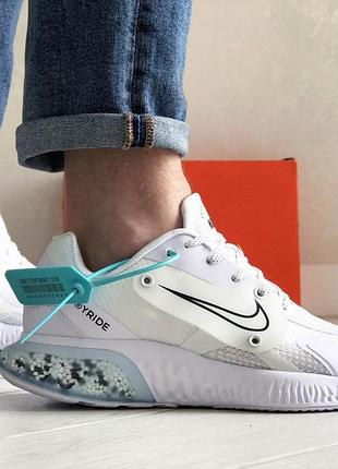 Nike joyride run flyknit білі 4
