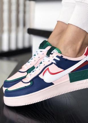 Nike air force персикові із синім