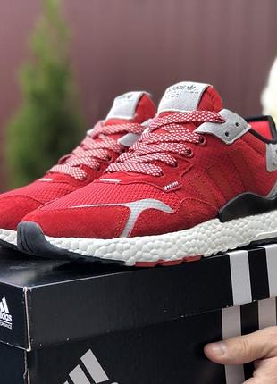 Adidas nite jogger boost 3m червоні