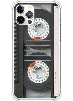 Чехол силикон с усиленными углами на телефон iphone 12 pro кассета "876sp-2052-58250"