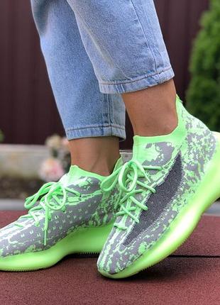 Adidas yeezy boost 380 салатові