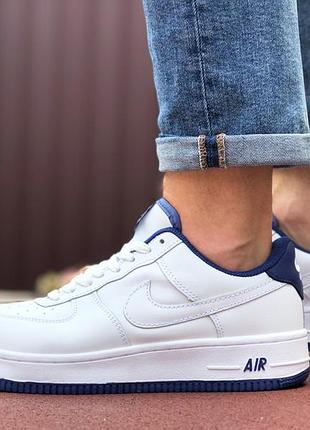 Nike air force білі із синім