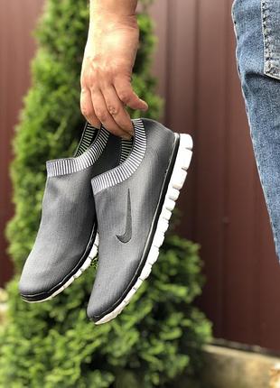 Nike free run 3.0 сірі 4