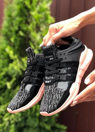 Adidas equipment сірі з чорним