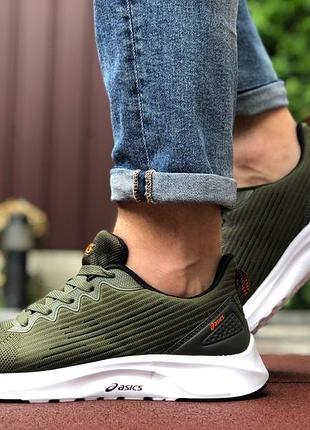 Asics темно зелені