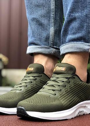 Asics темно зелені 2