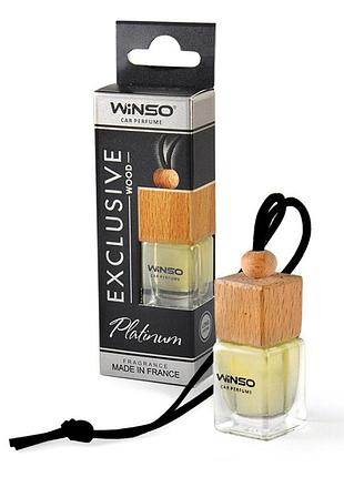 Ароматизатор winso exclusive wood platinum, 6мл жидкий