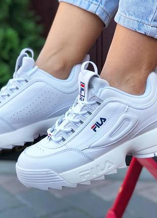 Fila disruptor 2 чорні з білим
